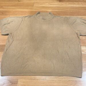 C.S.T.studio women’s short sleeve mock neck sweater size 3X.